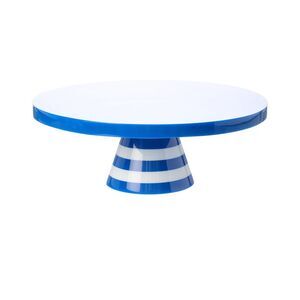 Jonathan Adler Cabana Cake Stand, Blue